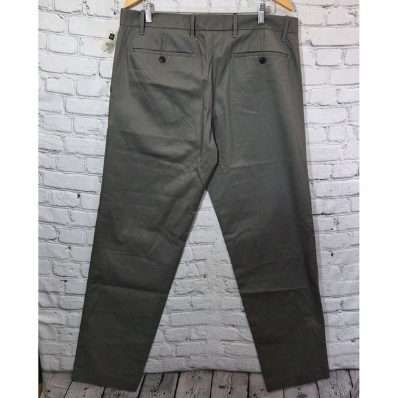 GAP CLASSIC STRAIGHT FIT KHAKIS CHINO MEN SIZE 36X36 Gray NWT - Picture 5 of 13